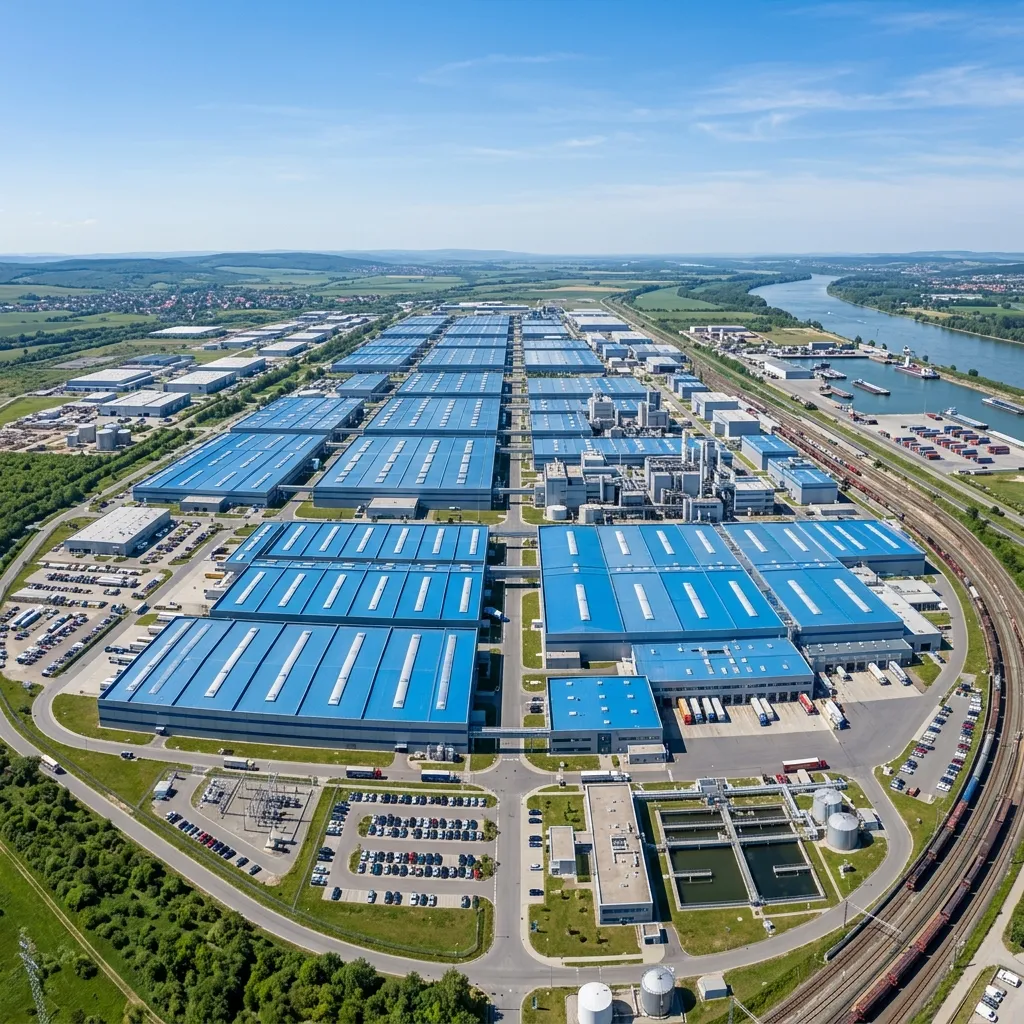 Galpão industrial com cobertura Kingspan
